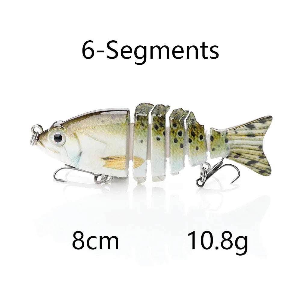 Hoge swimbait 8–10 cm - Langzaam Zinkend