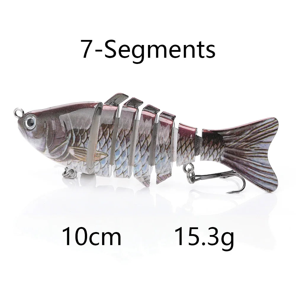 Hoge swimbait 8–10 cm - Langzaam Zinkend