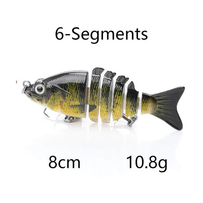 Hoge swimbait 8–10 cm - Langzaam Zinkend