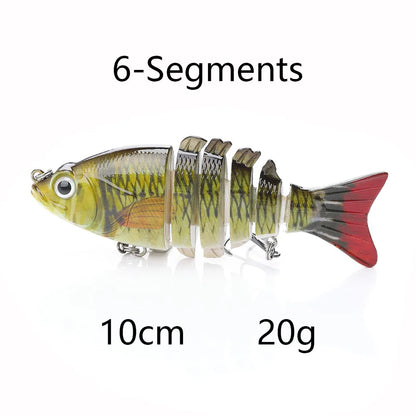 Hoge swimbait 8–10 cm - Langzaam Zinkend