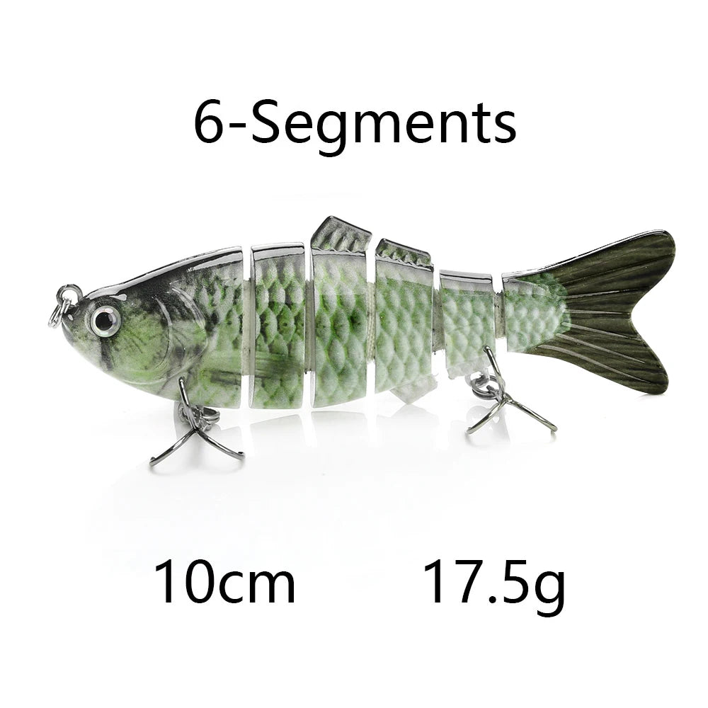 Hoge swimbait 8–10 cm - Langzaam Zinkend