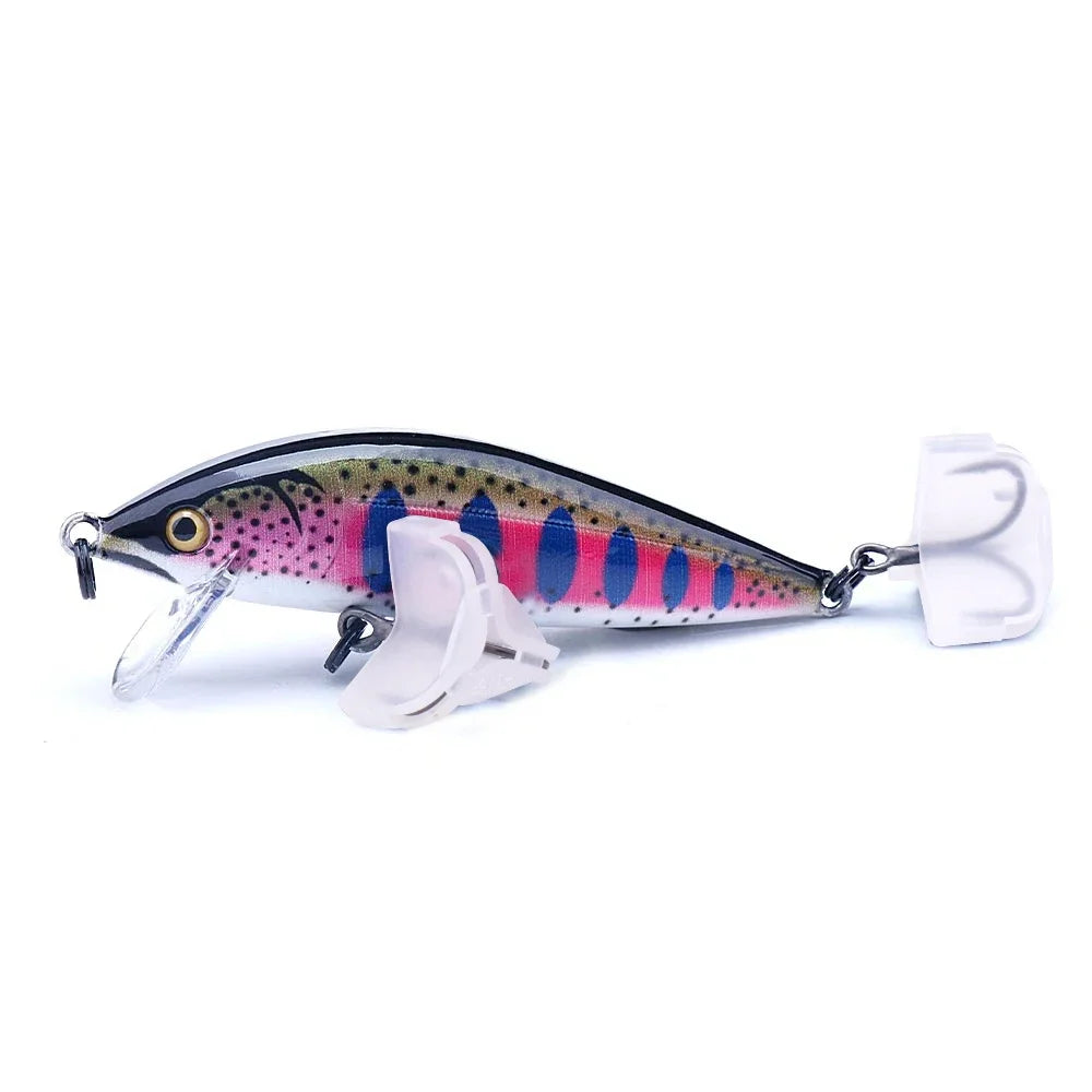 Sinking plug 7 cm and 10 grams, max 1.5 m deep - good for smaller predatory fish!