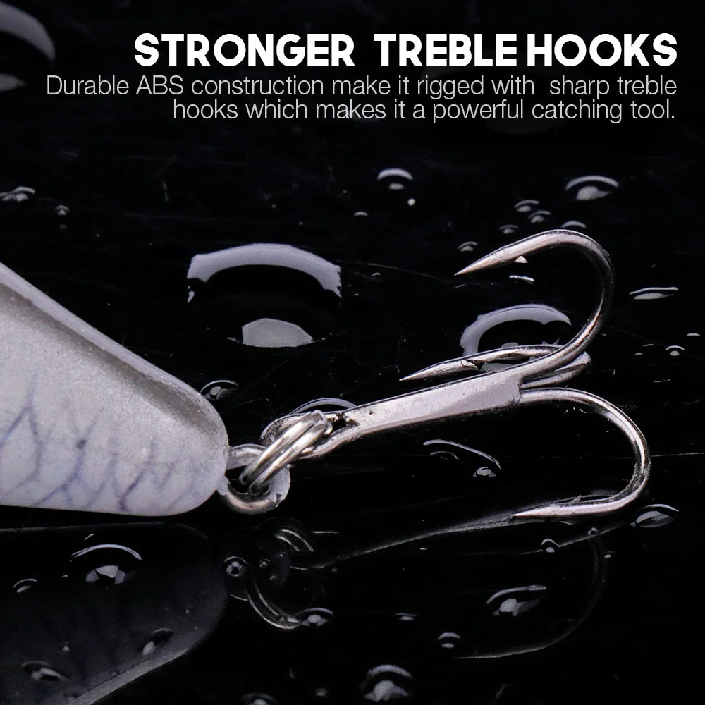 Drijvende plug (verschillende maten), vooral goed voor kleinere roofvis!