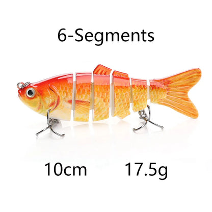 Hoge swimbait 8–10 cm - Langzaam Zinkend