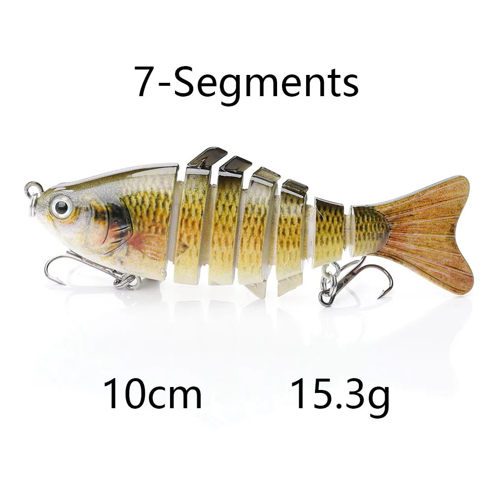 Hoge swimbait 8–10 cm - Langzaam Zinkend