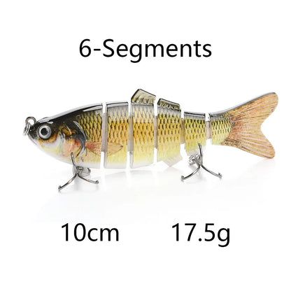 Hoge swimbait 8–10 cm - Langzaam Zinkend