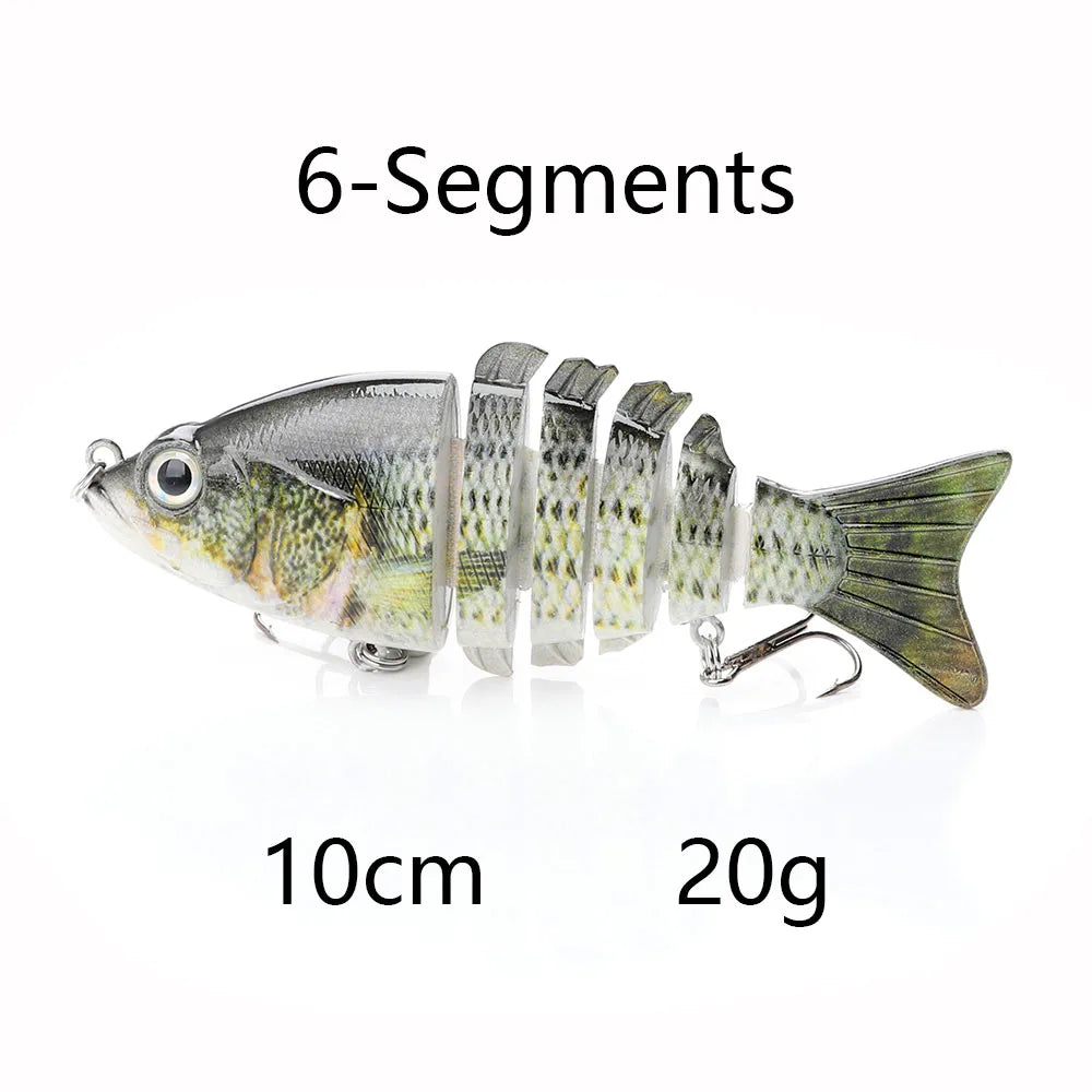 Hoge swimbait 8–10 cm - Langzaam Zinkend