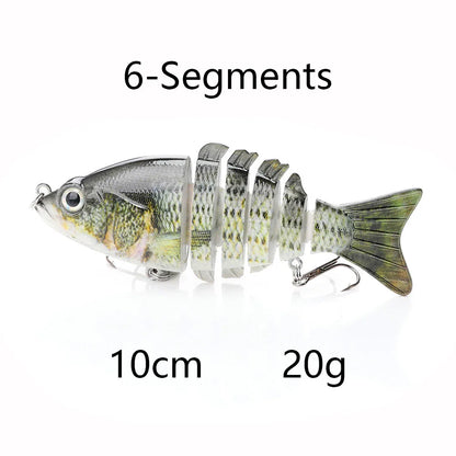 Hoge swimbait 8–10 cm - Langzaam Zinkend