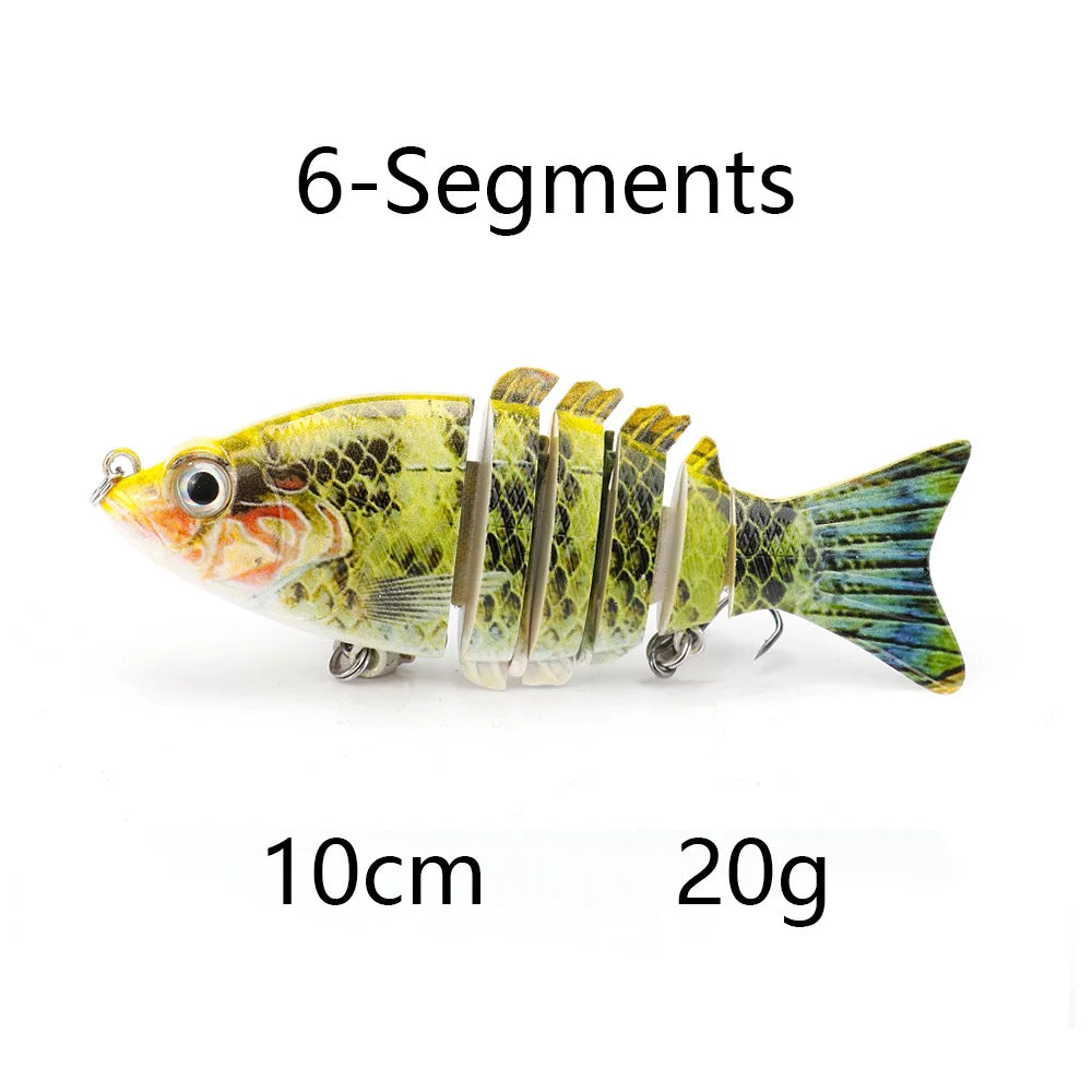 Hoge swimbait 8–10 cm - Langzaam Zinkend