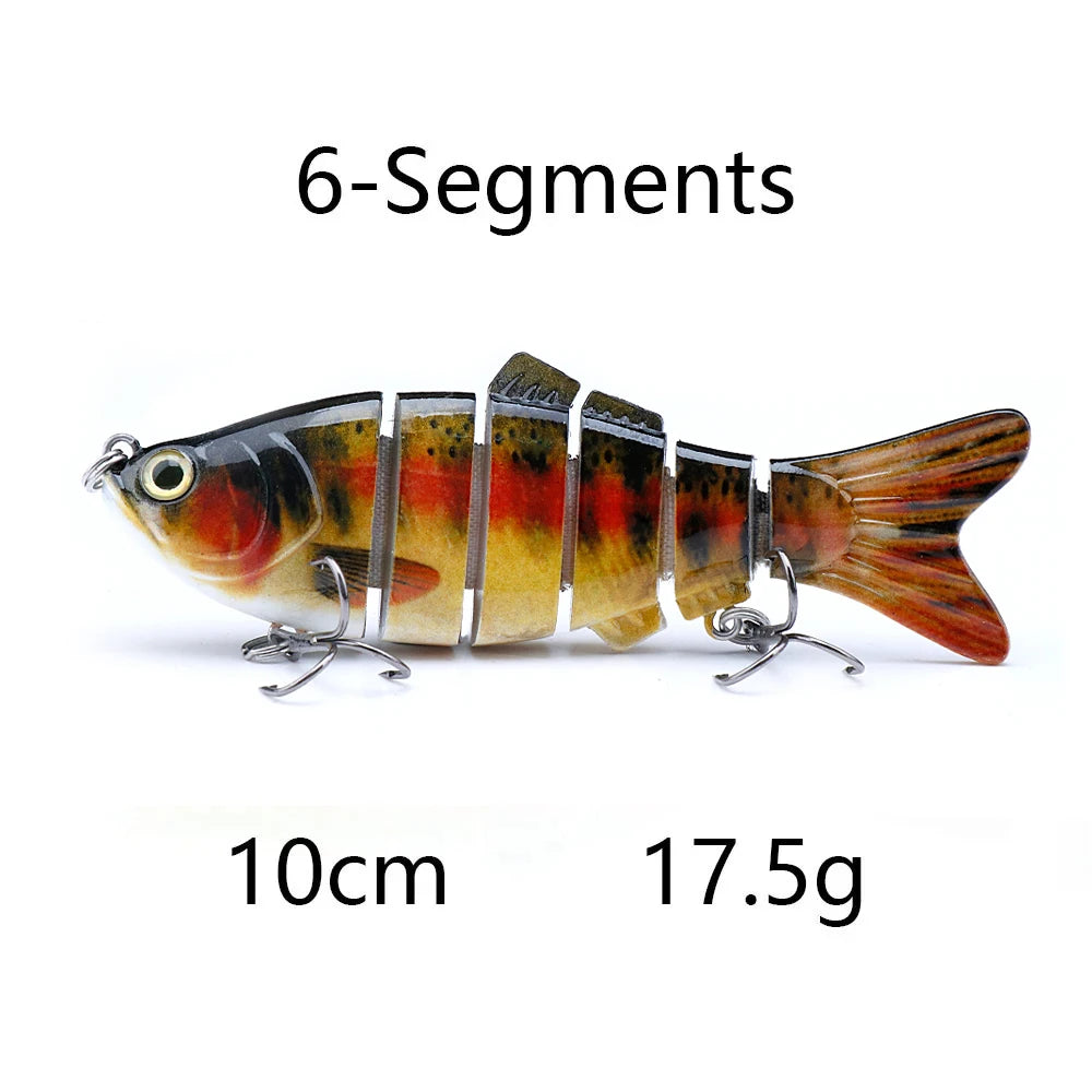 Hoge swimbait 8–10 cm - Langzaam Zinkend