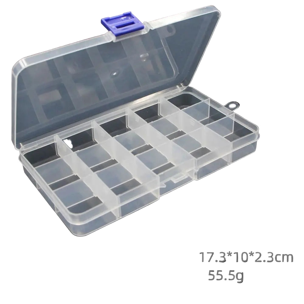 Kleine plastic opberg doosjes, verschillende maten!