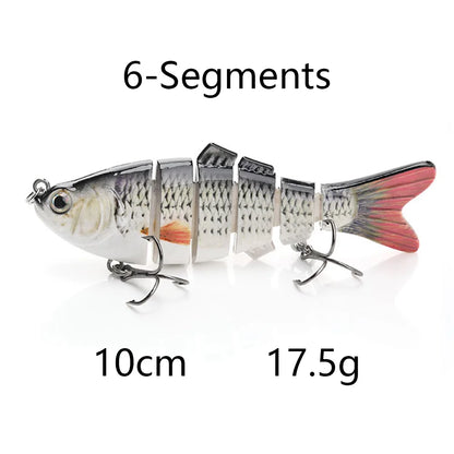 Hoge swimbait 8–10 cm - Langzaam Zinkend