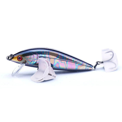 Sinking plug 7 cm and 10 grams, max 1.5 m deep - good for smaller predatory fish!