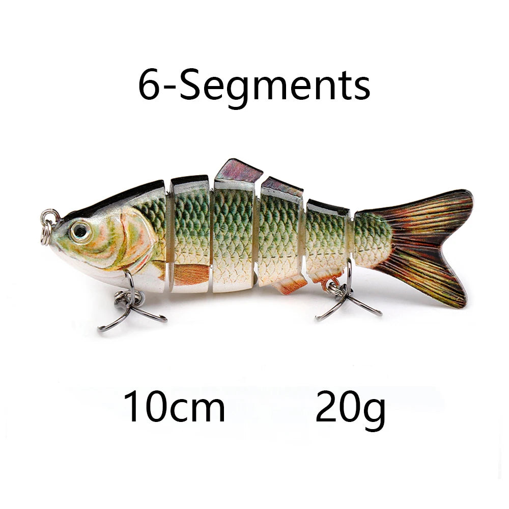 Hoge swimbait 8–10 cm - Langzaam Zinkend