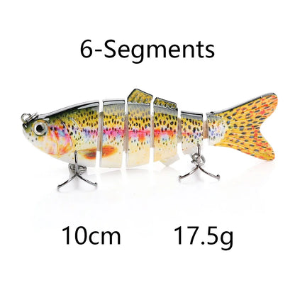 Hoge swimbait 8–10 cm - Langzaam Zinkend