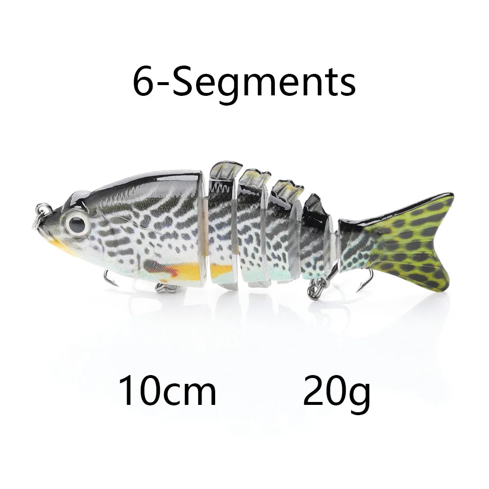 Hoge swimbait 8–10 cm - Langzaam Zinkend