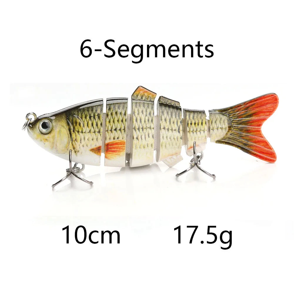 Hoge swimbait 8–10 cm - Langzaam Zinkend