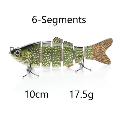 Hoge swimbait 8–10 cm - Langzaam Zinkend
