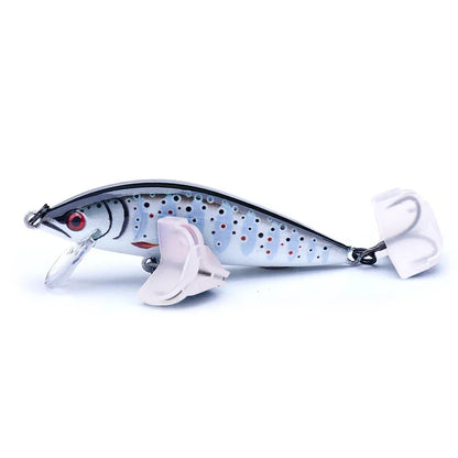 Sinking plug 7 cm and 10 grams, max 1.5 m deep - good for smaller predatory fish!