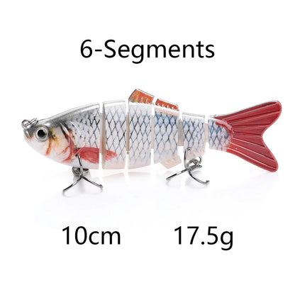Hoge swimbait 8–10 cm - Langzaam Zinkend