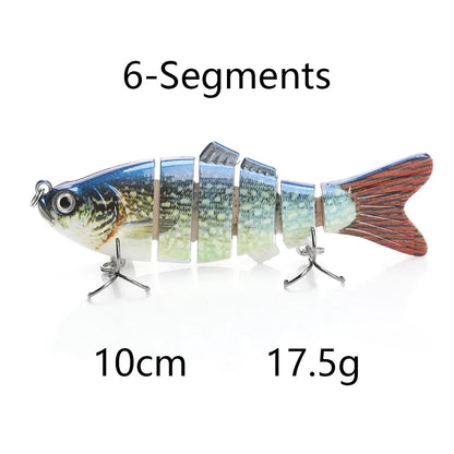 Hoge swimbait 8–10 cm - Langzaam Zinkend