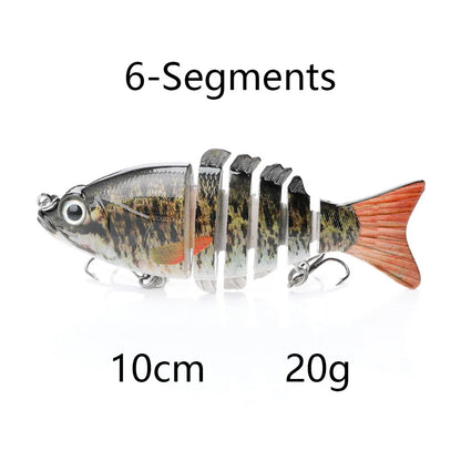 Hoge swimbait 8–10 cm - Langzaam Zinkend