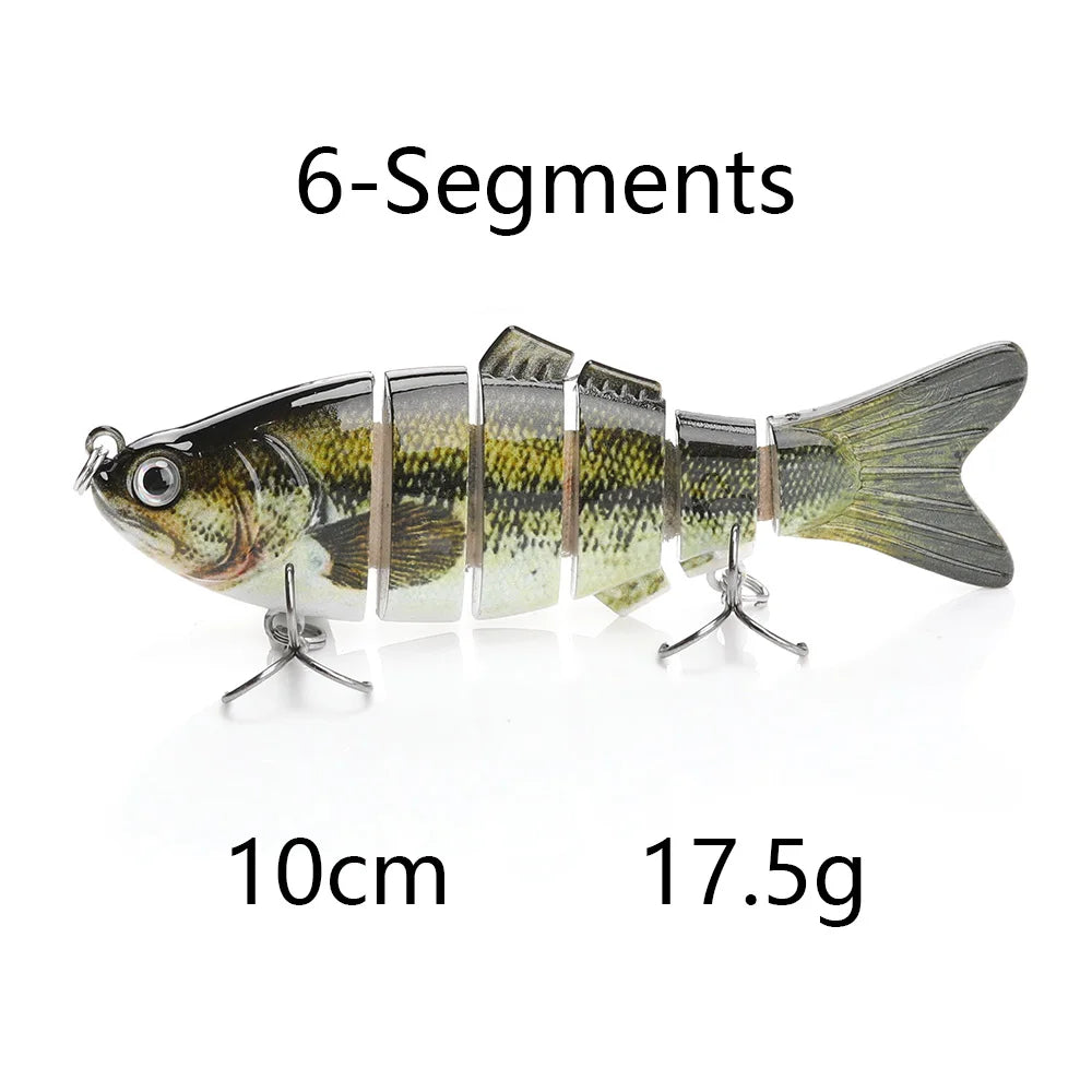 Hoge swimbait 8–10 cm - Langzaam Zinkend