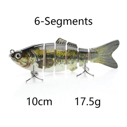 Hoge swimbait 8–10 cm - Langzaam Zinkend