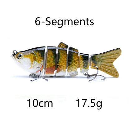Hoge swimbait 8–10 cm - Langzaam Zinkend