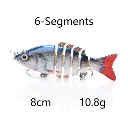 Hoge swimbait 8–10 cm - Langzaam Zinkend